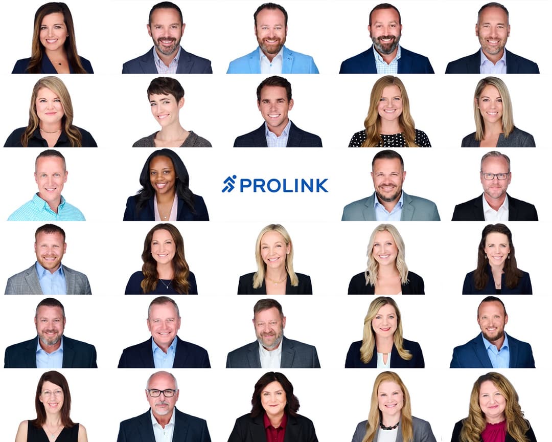 Prolink corporate team photography