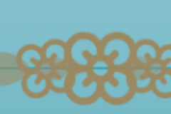 Center ornamental flower motif